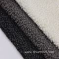 Good quality brushed sherpa fleece fabric coat